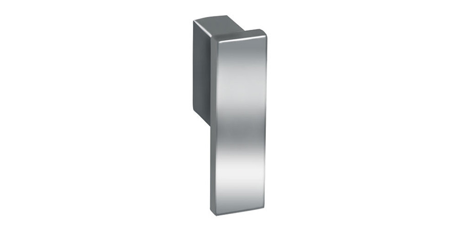modern knob polished chrome