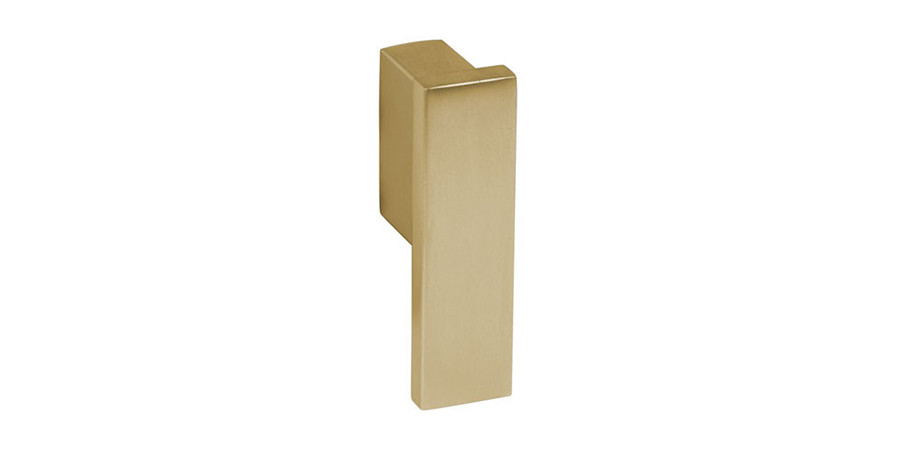 modern knob matte gold