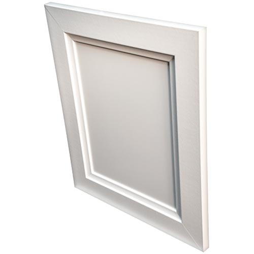 transitional style white cabinet door