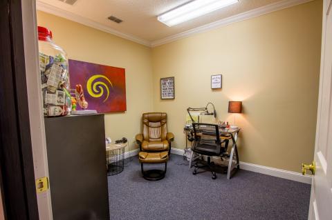 counseling room in tracy riley's office