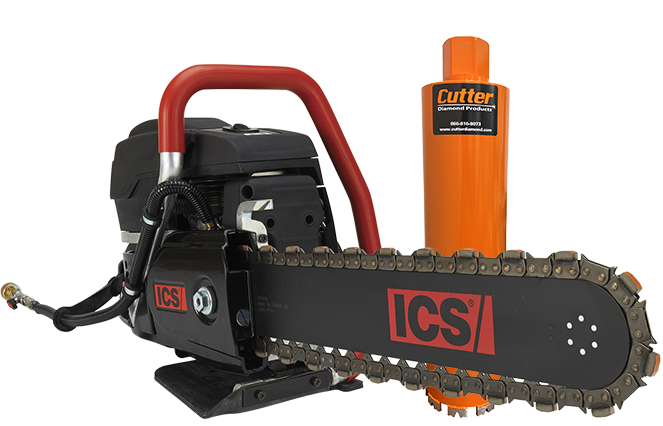 ICS chainsaw and Cutter Diamond core bit