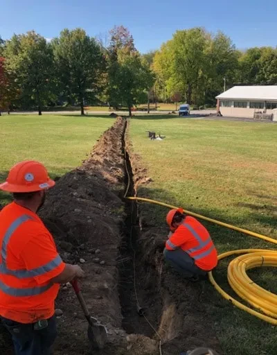 trench work from burrows bros WNY