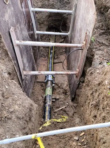 Gassing up the Rt. 63 bypass regulator station in Geneseo, NY.