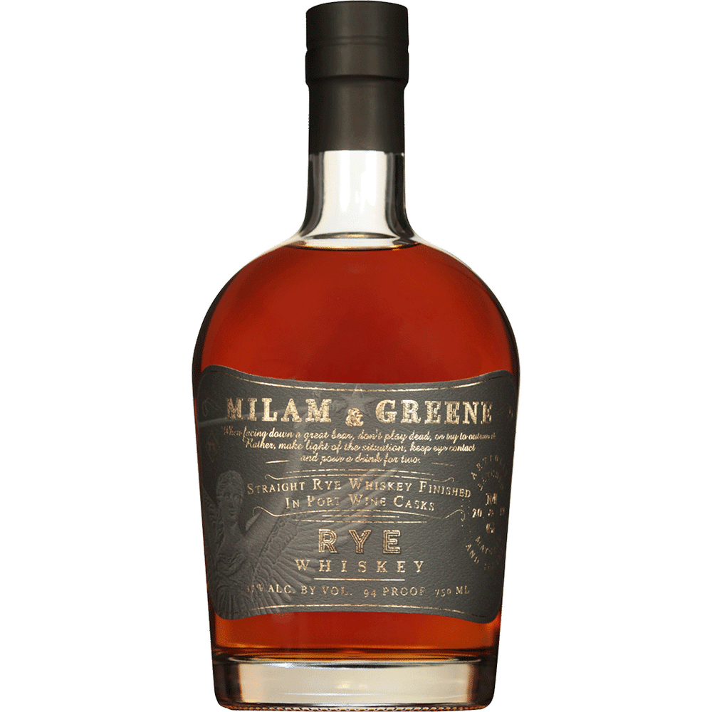 Milam & Green Port Cask Rye 750ml