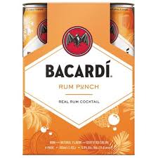 Bacardi Rum Punch Canned Cocktail 355ml