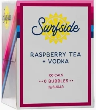 Surfside Raspberry Iced Tea + Vodka 4-Pack 355ml cans