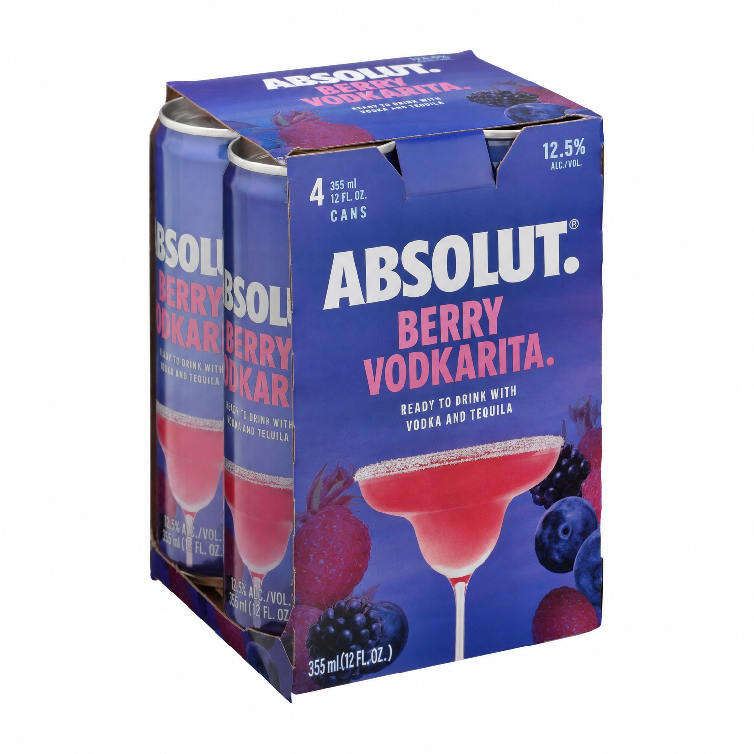 Absolut Berry Vodkarita 4Pk