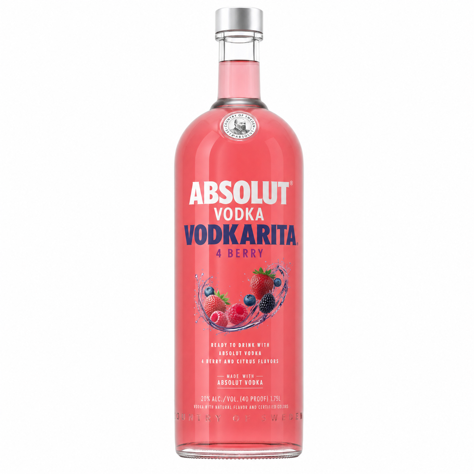 Absolut Berry Vodkarita 4pk 12oz Cans
