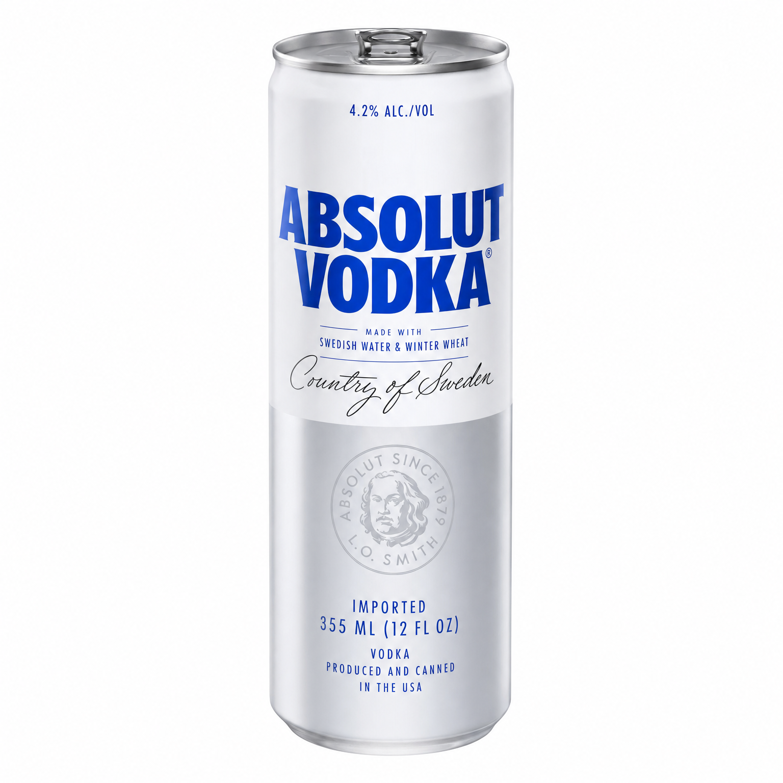 Absolute Vodka Single Can