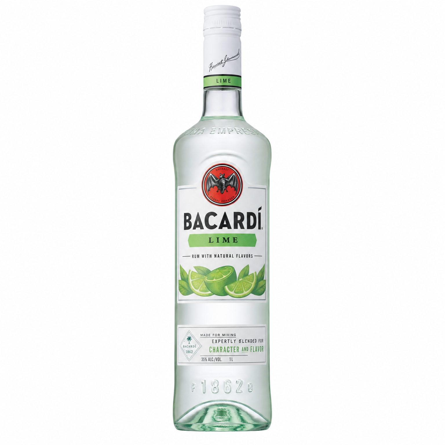Bacardi Lime Flavored Rum 1L