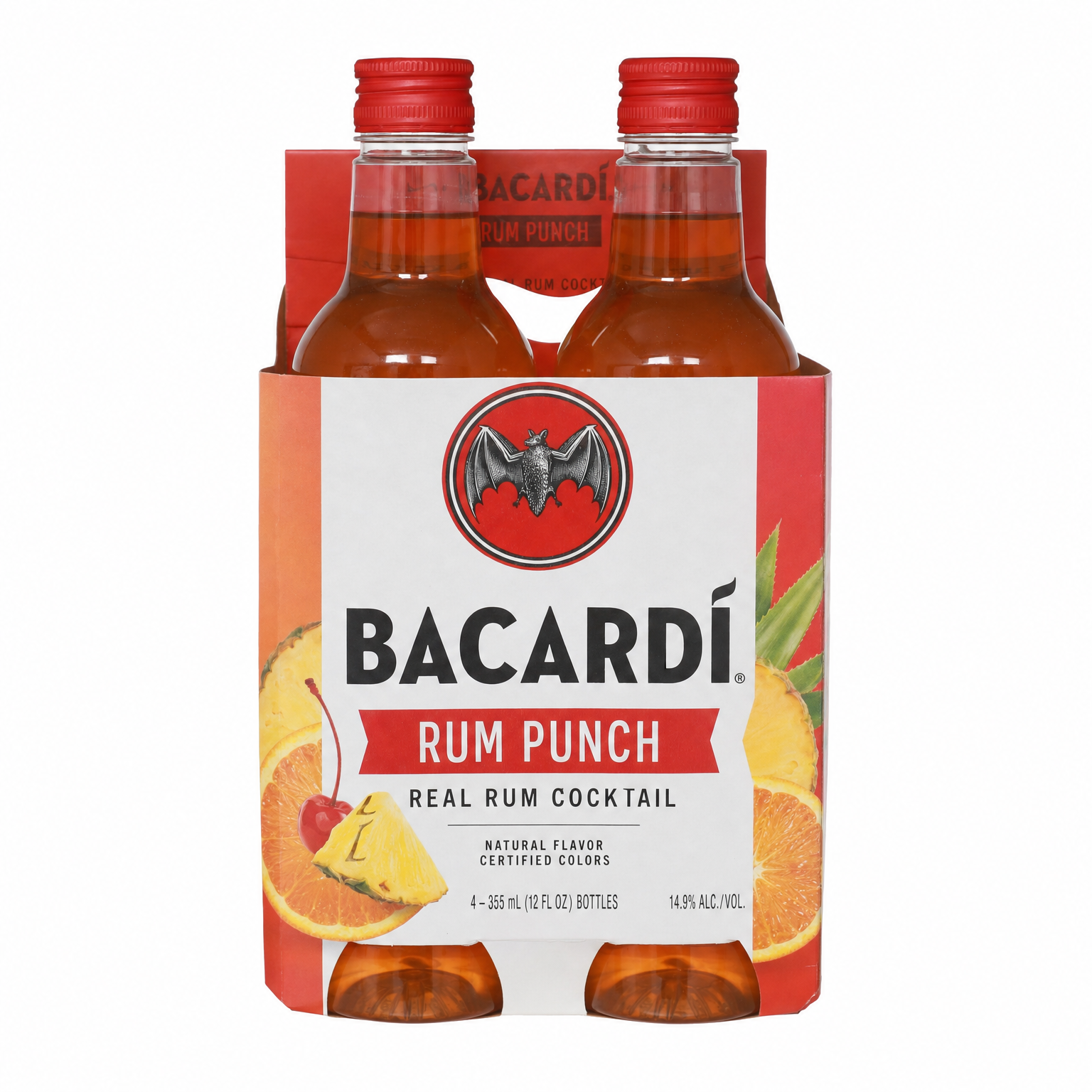 Bacardi Rum Punch 4pk 355ml