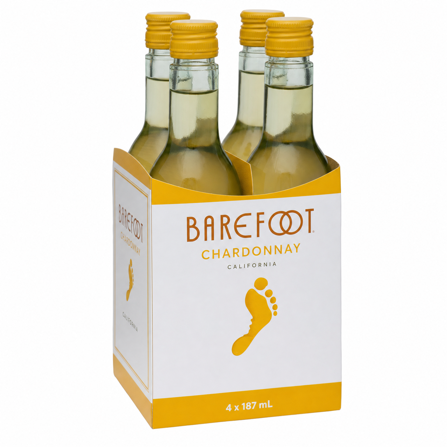 Barefoot Chardonnay 4Pk 187ml