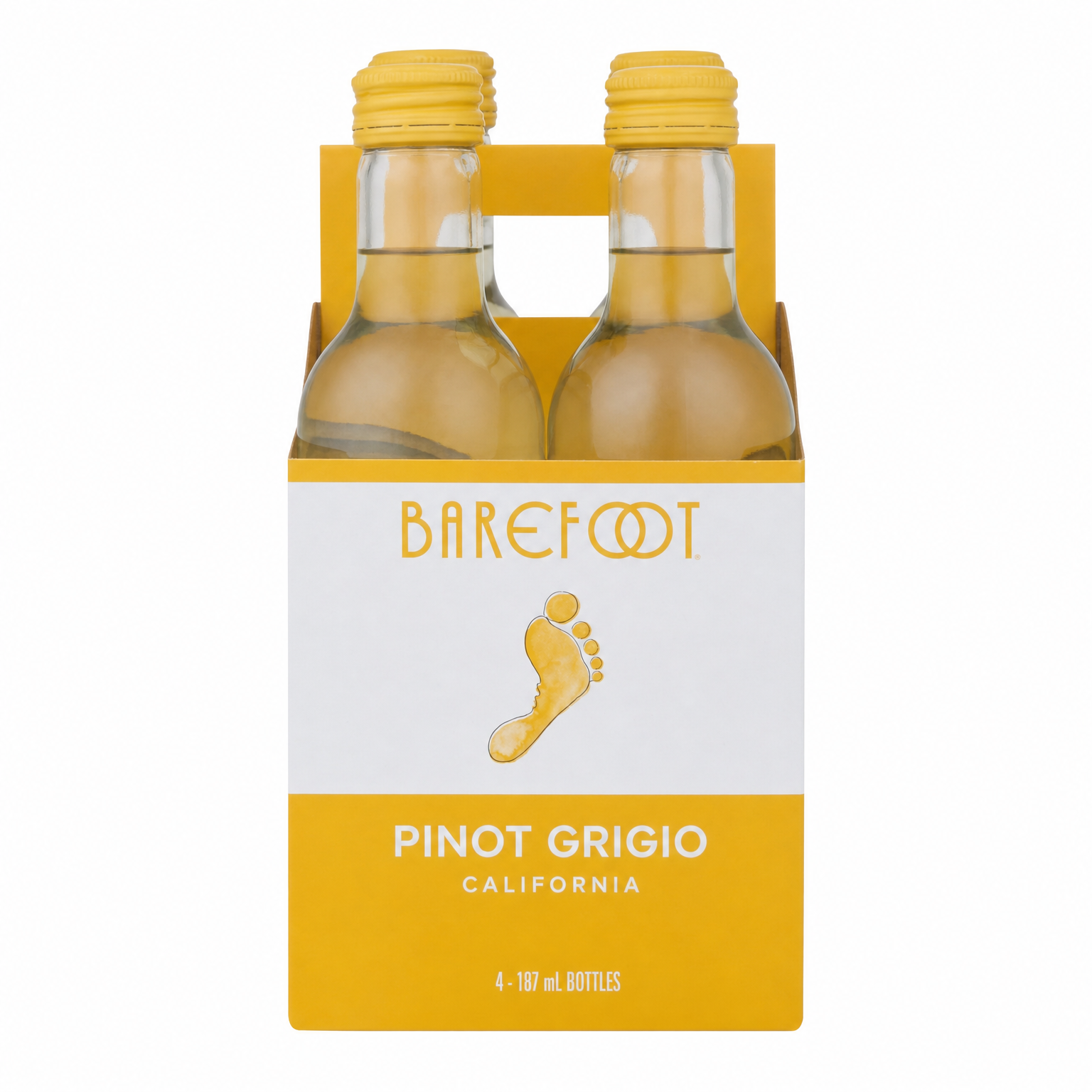 Barefoot Pinot Grigio 4 Pack 187ml