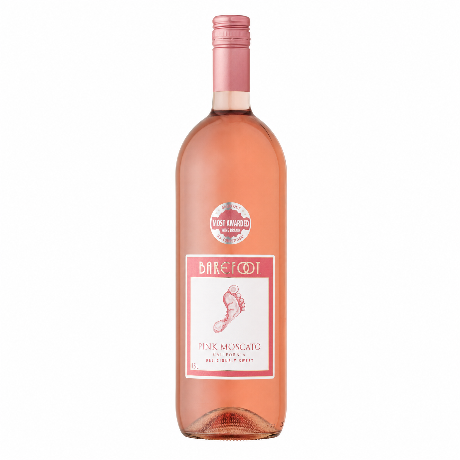 Barefoot Pink Moscato 1.5L