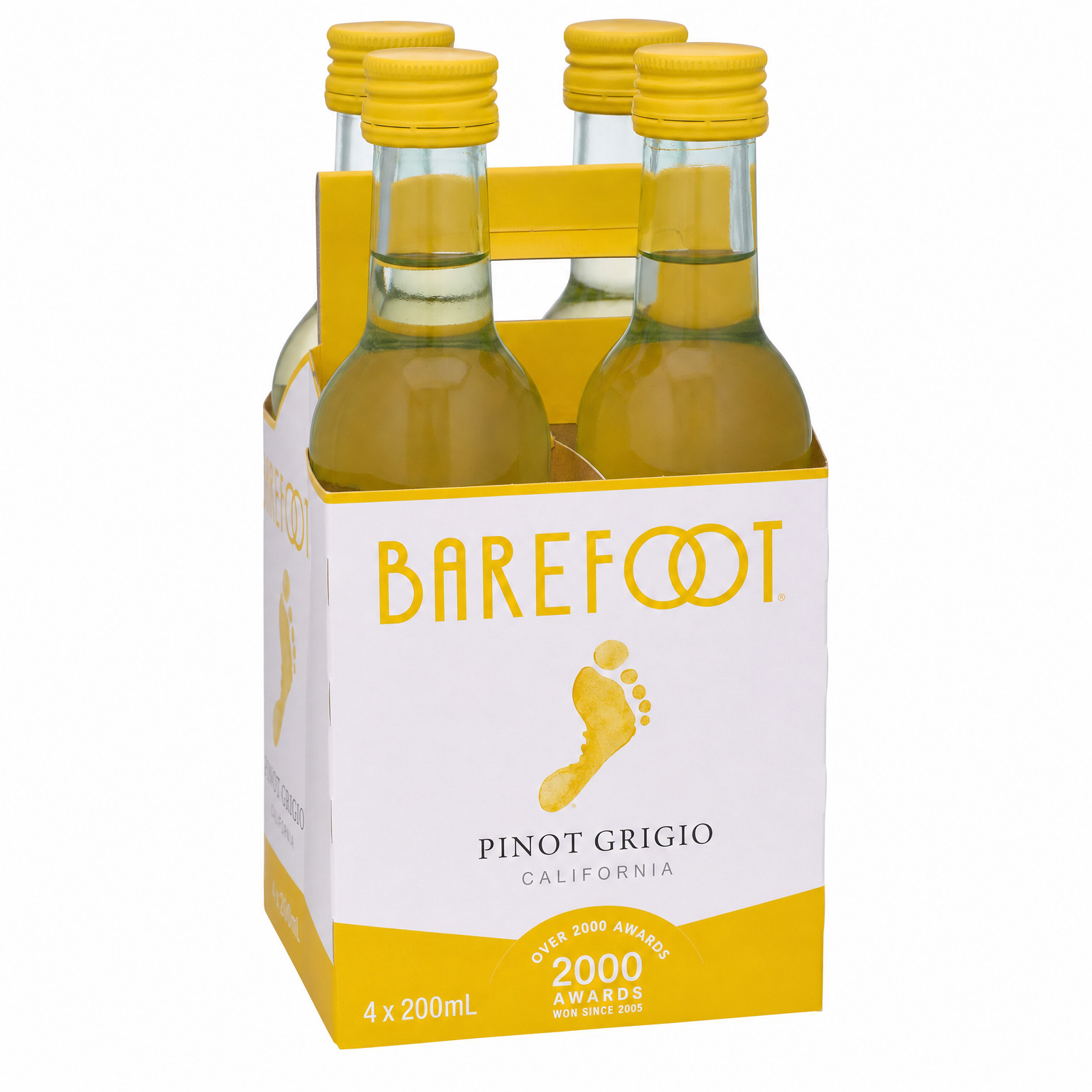 Barefoot Pinot Grigio 4 Pack 187ml
