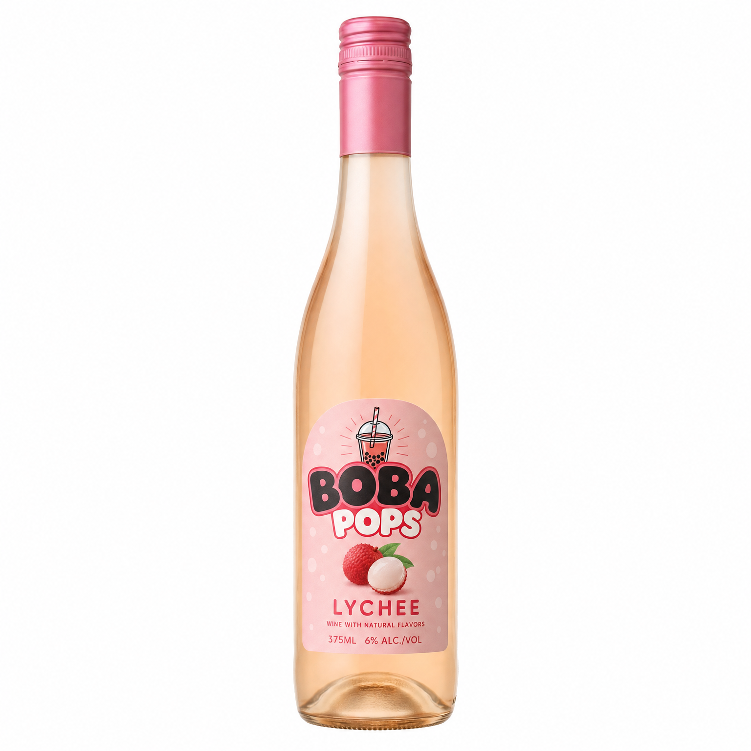 Boba Pops Lychee 375ml