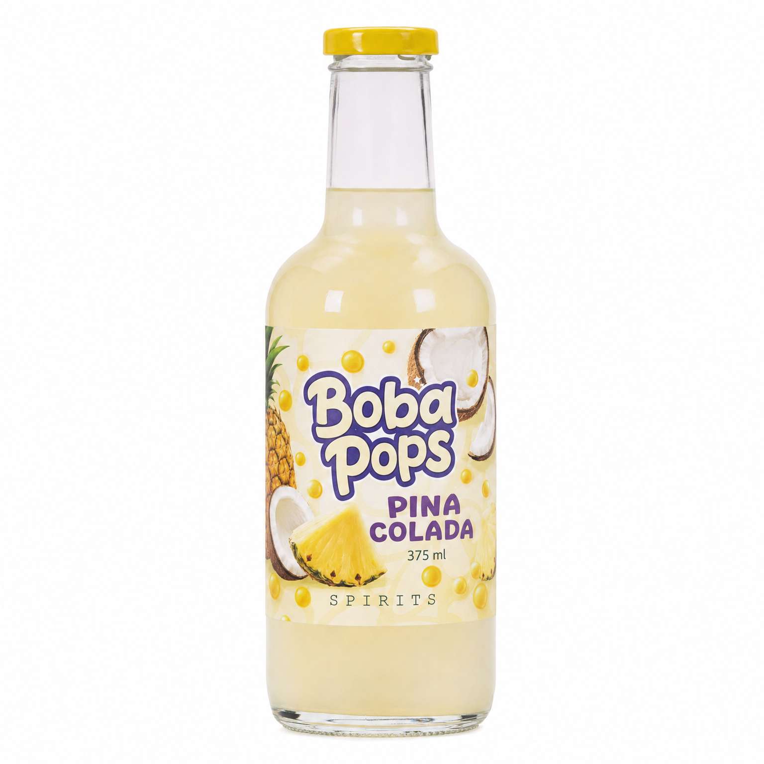 Boba Pops Pina Colada 375ml