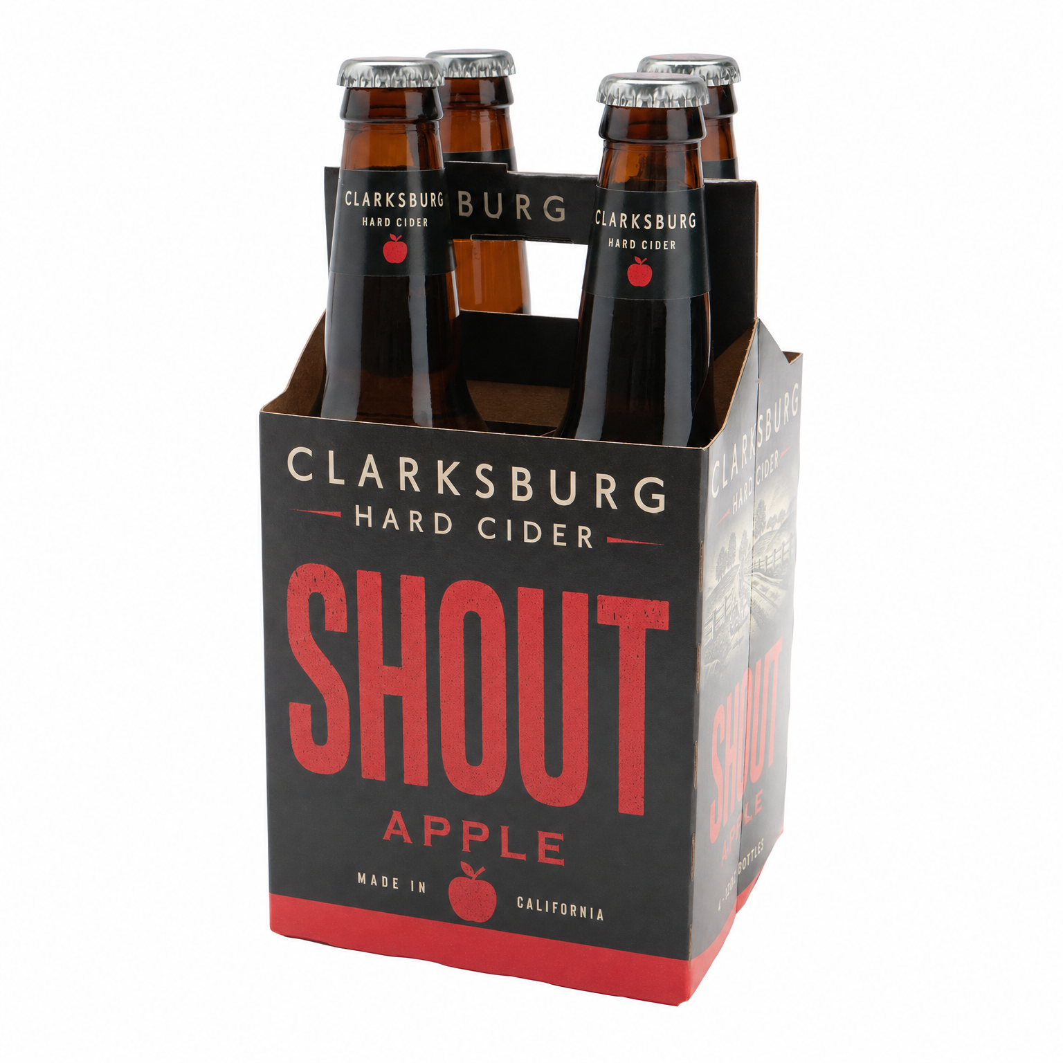 Clarksburg Hard Cider Shout 4pk 16oz Cans