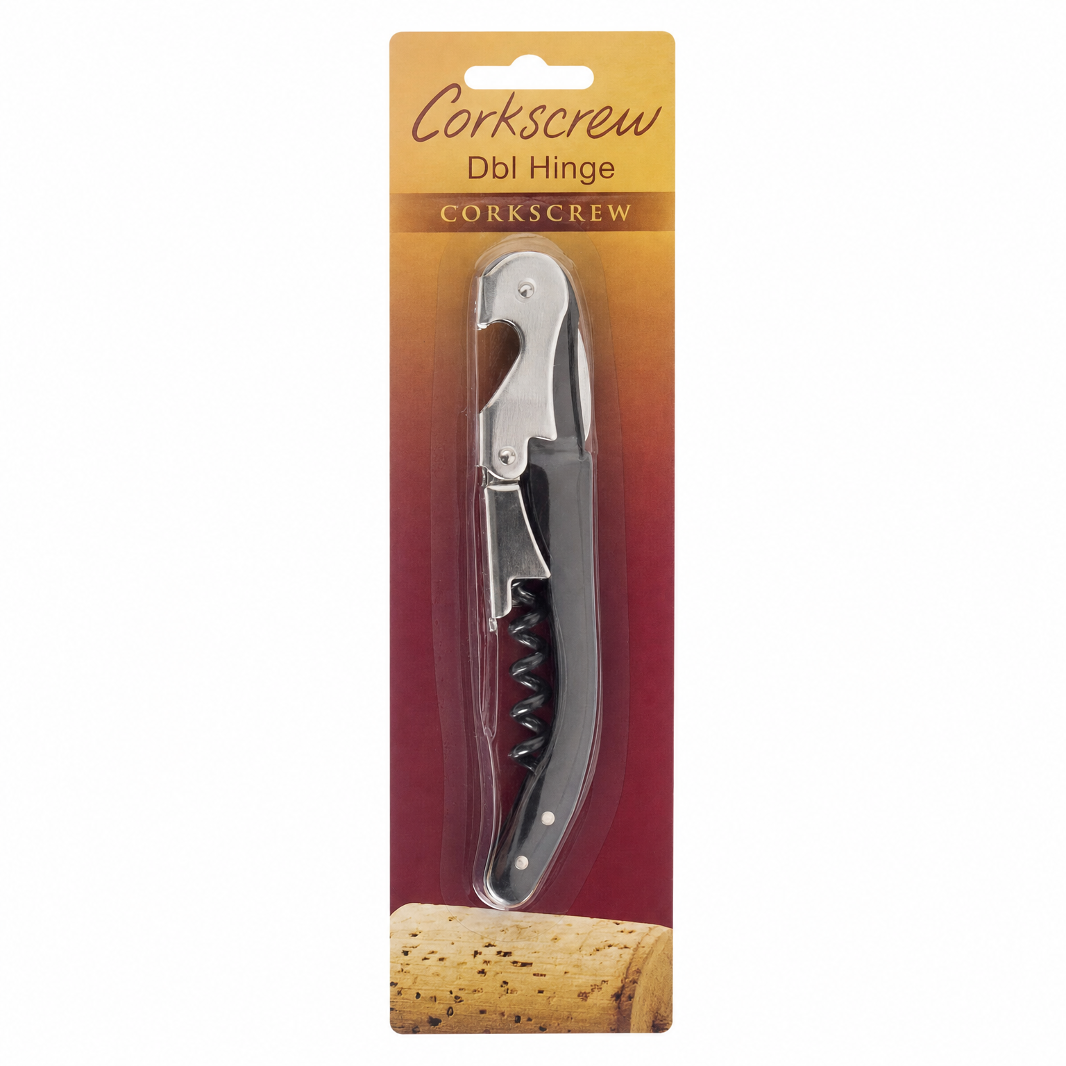 Corkscrew Dbl Hinge Corkscrew Cork