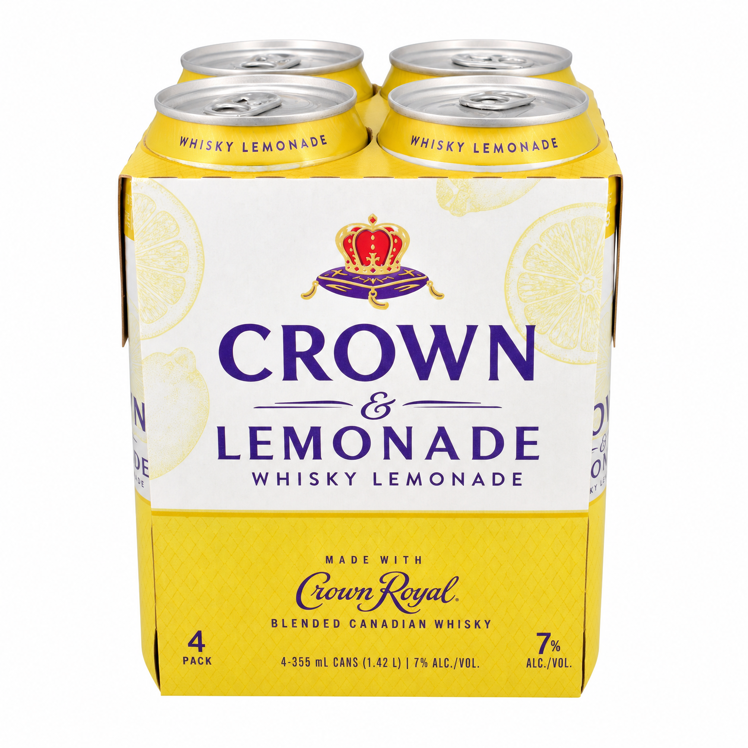 Crown Royal Whisky Lemonade 4 x 355ml