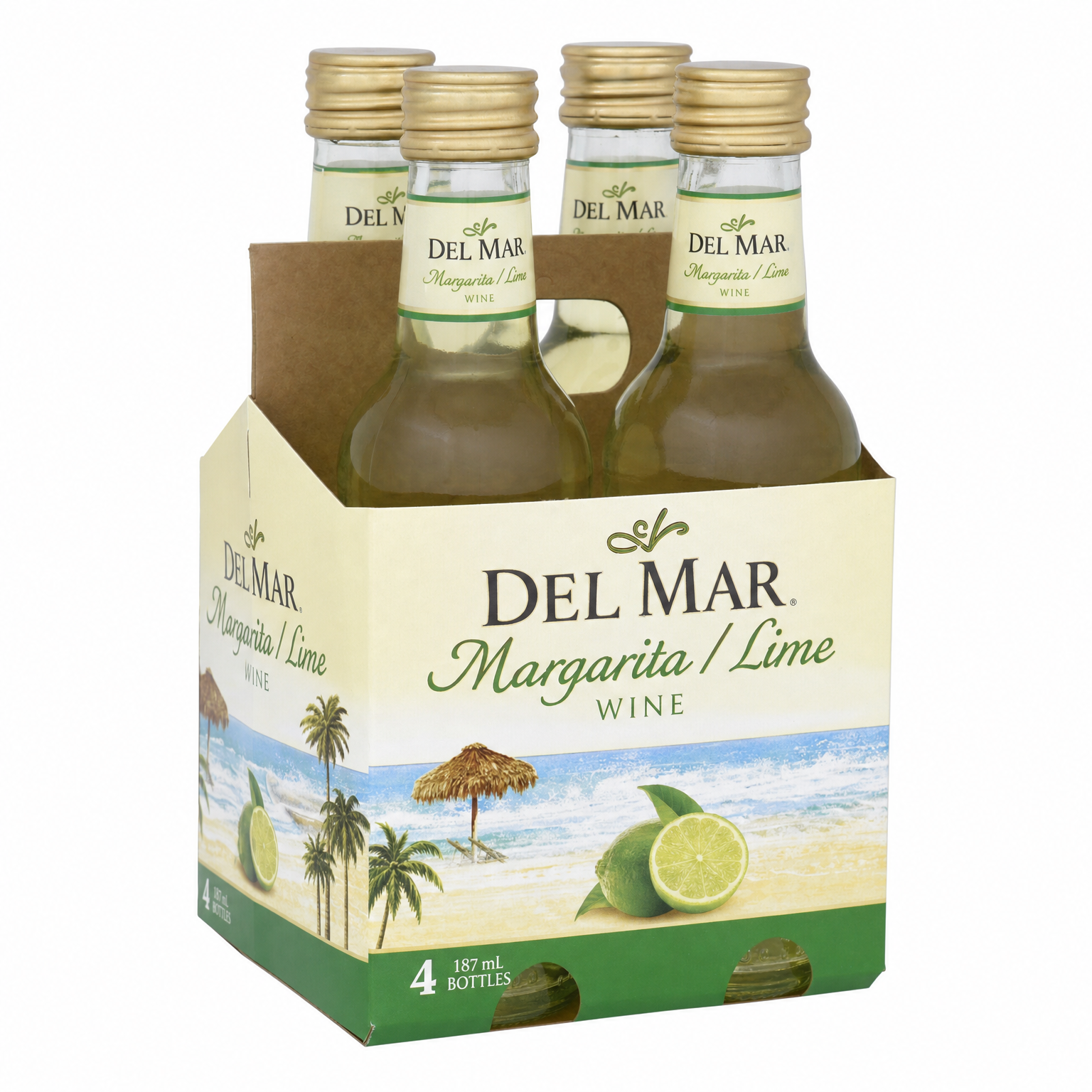 Del Mar Margarita/Lime-Wine 4Pk