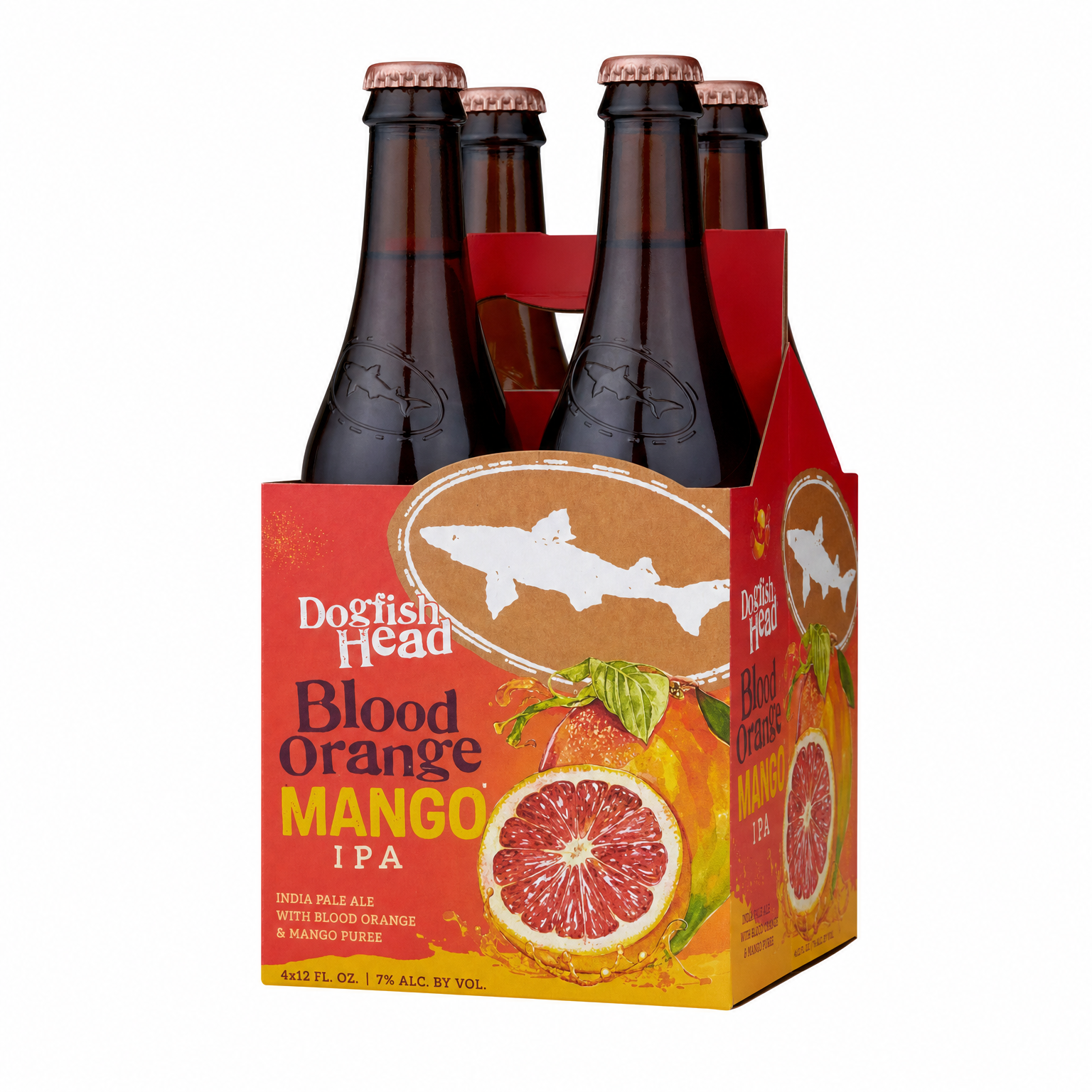 Dogfish Head Blood Orange & Mango Vodka Crush 4pk 12oz Cans