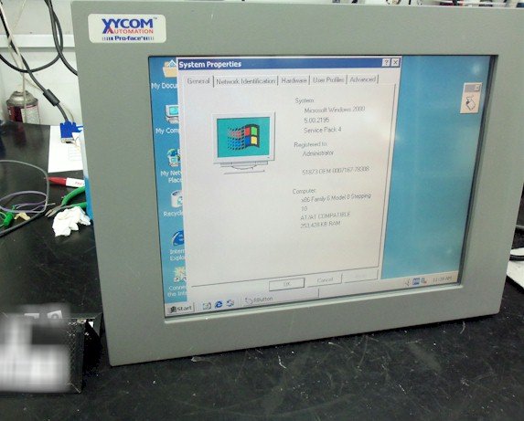 Xycom 3115-T Flat Panel Industrial PC Intel� Celeron� 1.2GHHz CPU processor with 100 MHz FSB and 256 KB CACHE *Repair and Surplus available Call for Pricing!* Repairs