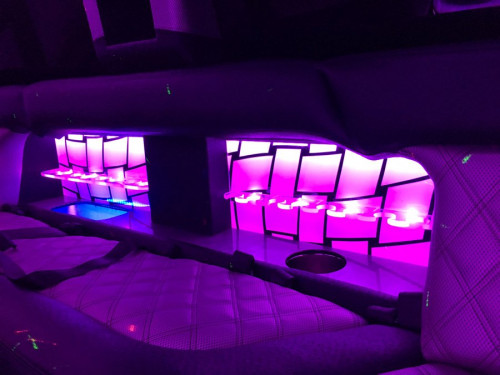 Chevy Tahoe Limo pink interior
