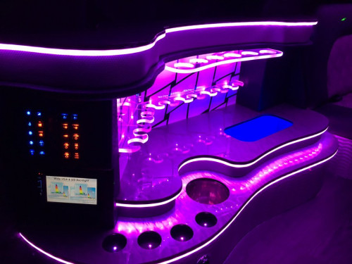 Chevy Tahoe Limo pink interior