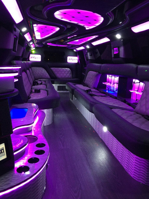 Chevy Tahoe Limo pink interior