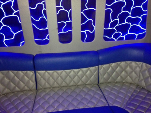 Labatt Blue Limo Bus interior