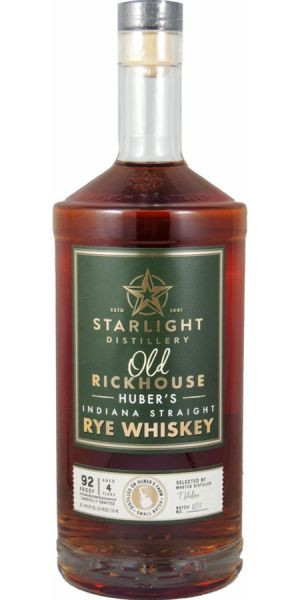 Starlight Rickhouse Rye 750ml