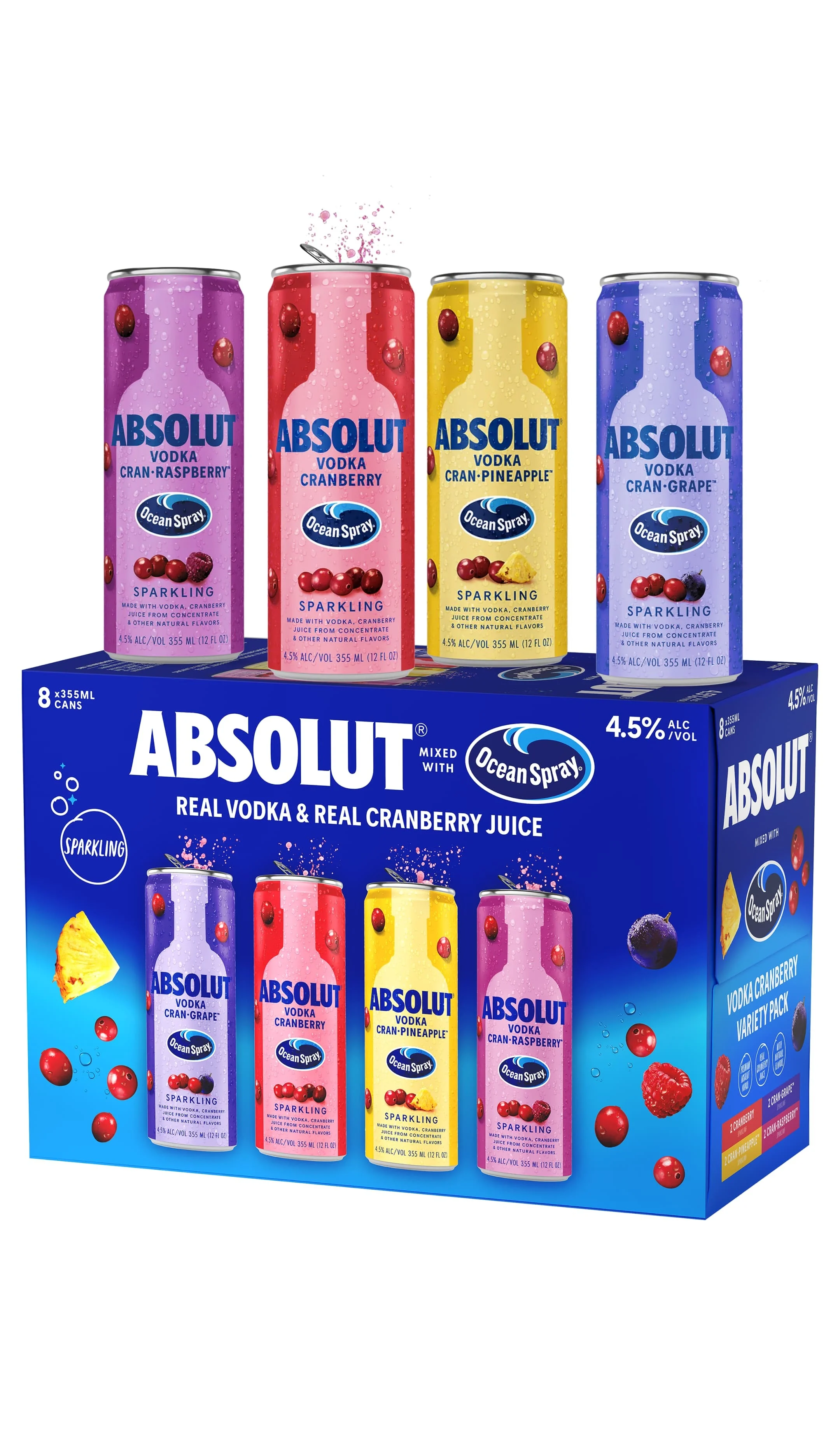 Absolut X Ocean Spray Variety