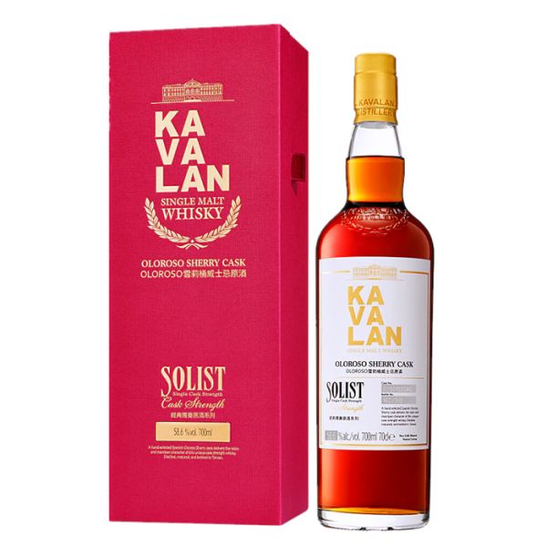 送料込 KAVALAN SOLIST Oloroso Sherry Cask Kavalan Solist Oloroso Sherry Cask Strength Single Malt Whisky