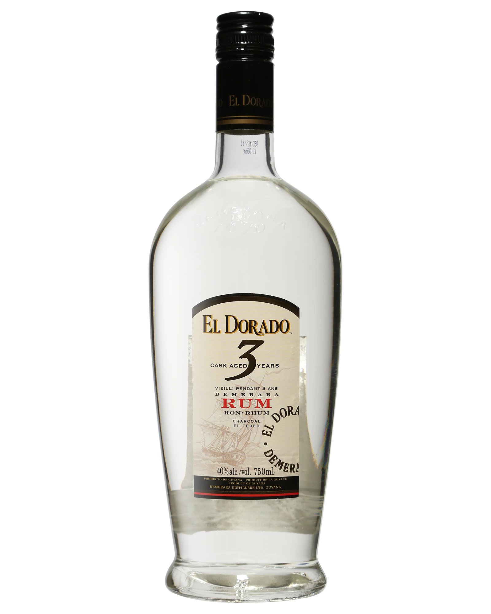El Dorado Cask Aged 3 Year Rum 750ml