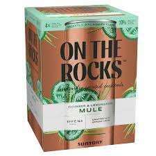 On The Rocks Cucumber & Lemongrass Mule 4 Pack / 4-355ml