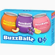 Pl /Gr /Pch Variety 6Pk Buzzballz