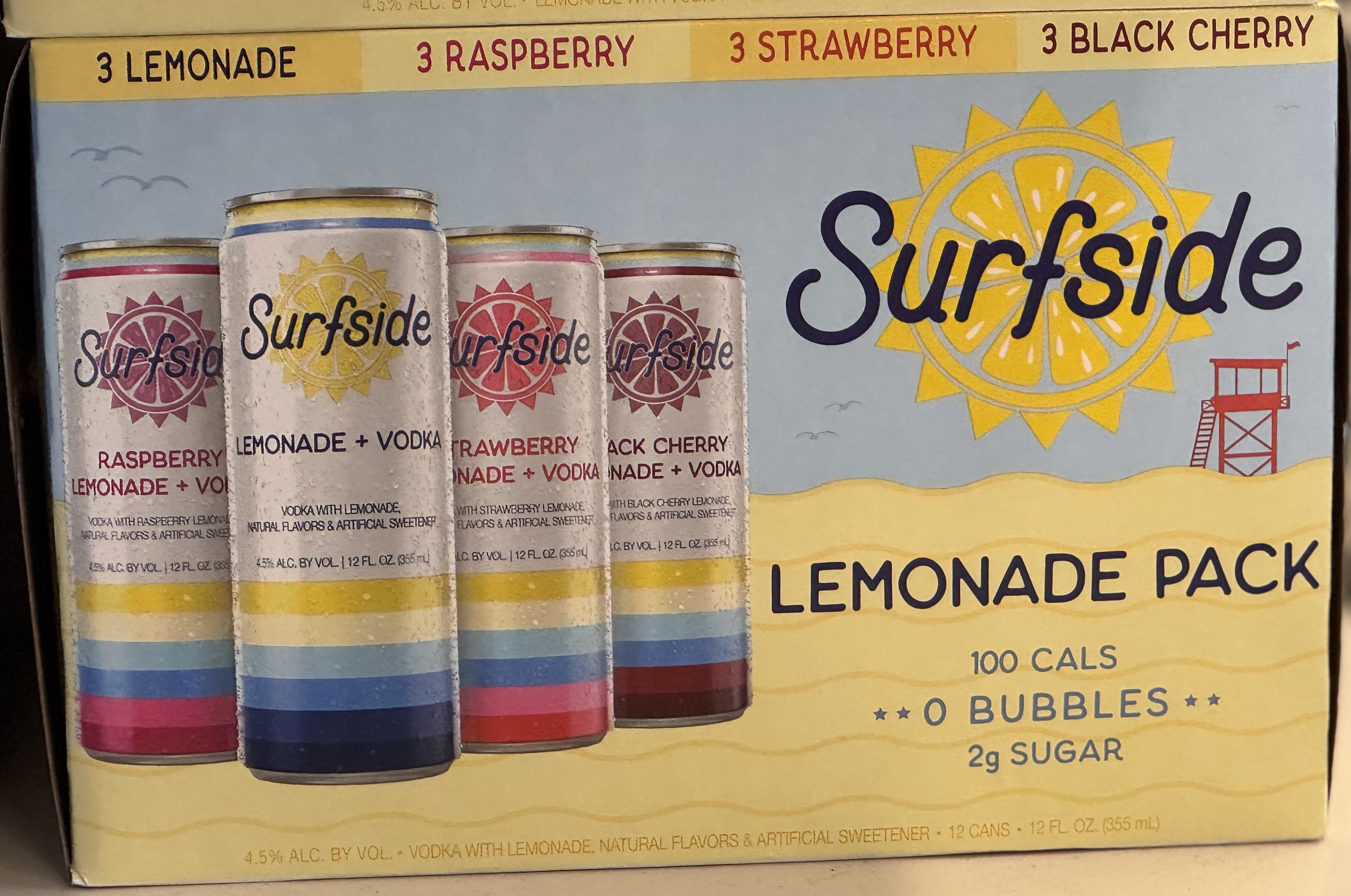 Surfside Lemonade Vodka Variety 12Pk