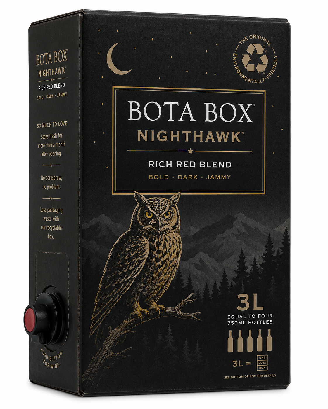 Bota Box Nighthawk Rich Red Blend 3L