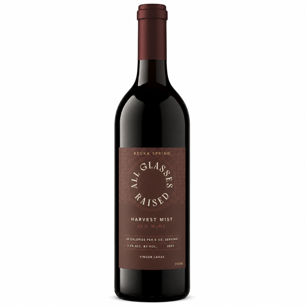 Keuka Spring All Glasses Raised Harvest Mist Red 750ml