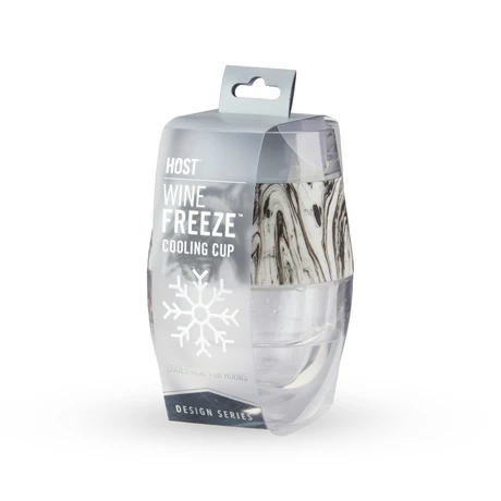 Freeze Blk Swrl Wine Cup