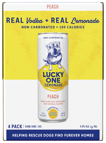 LUCKY ONE LEMON/PEACH 4PK