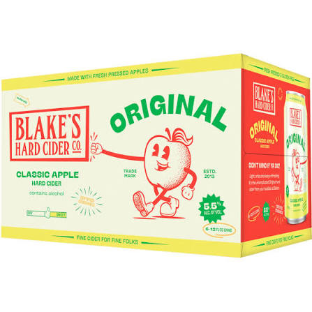 Blake's Original Hard Cider 6Pk-12oz