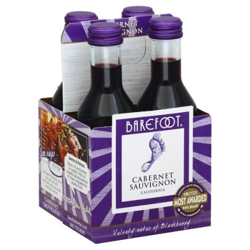 Barefoot Cabernet Sauvignon 187ml 4-Pack
