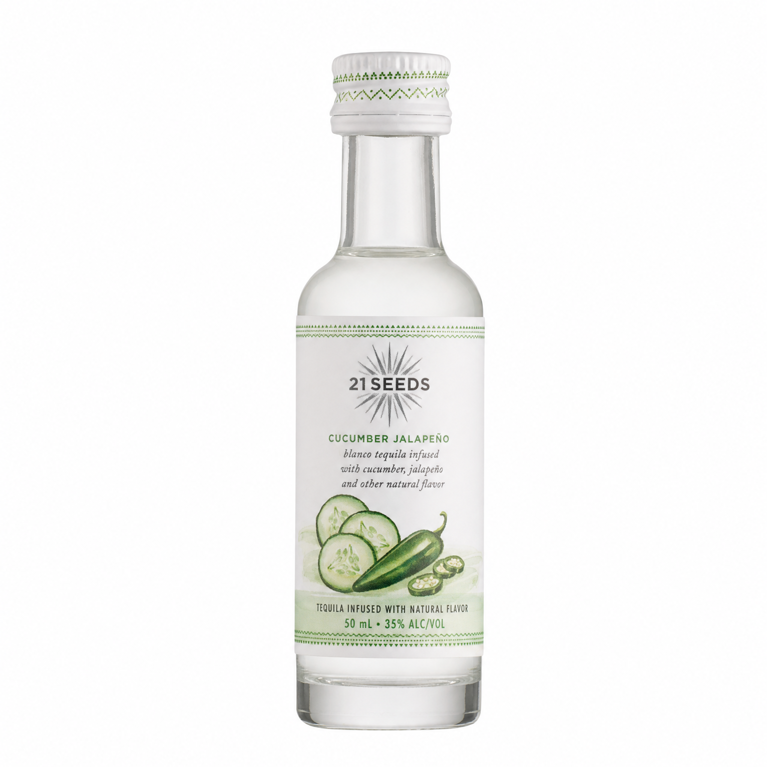 21 Seeds Cucumber Jalapeño Tequila 50ml