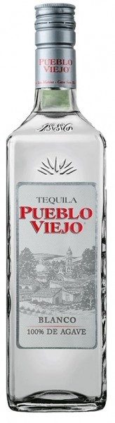 Pueblo Viejo Blanco Tequila 1L