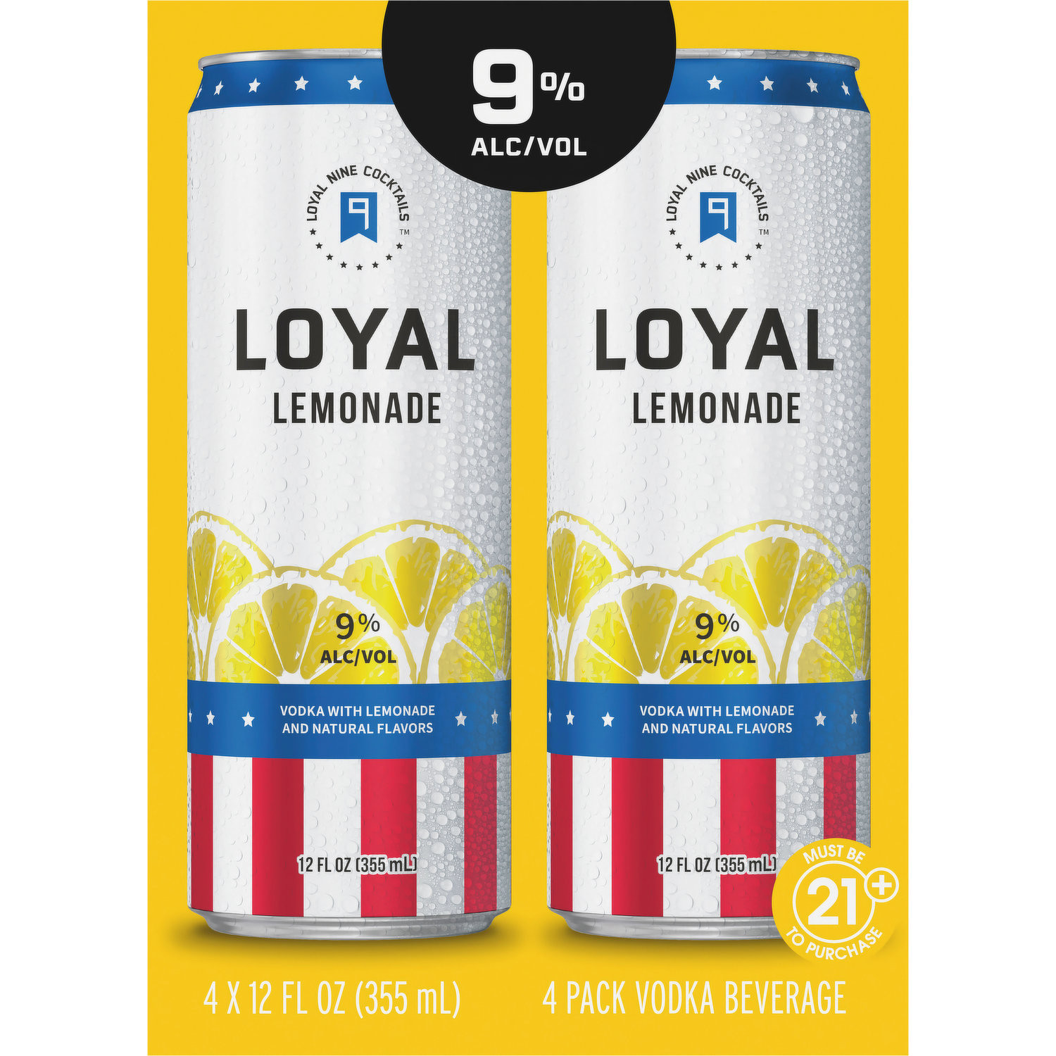 Loyal 9 Lemonade 355ml