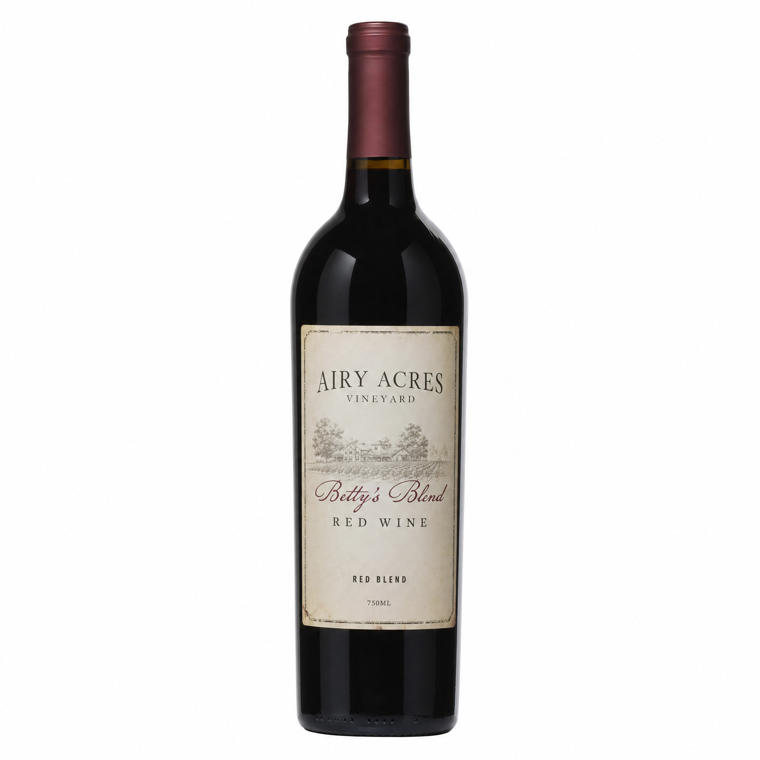 Airy Acres Bettys Blend Red 750ml