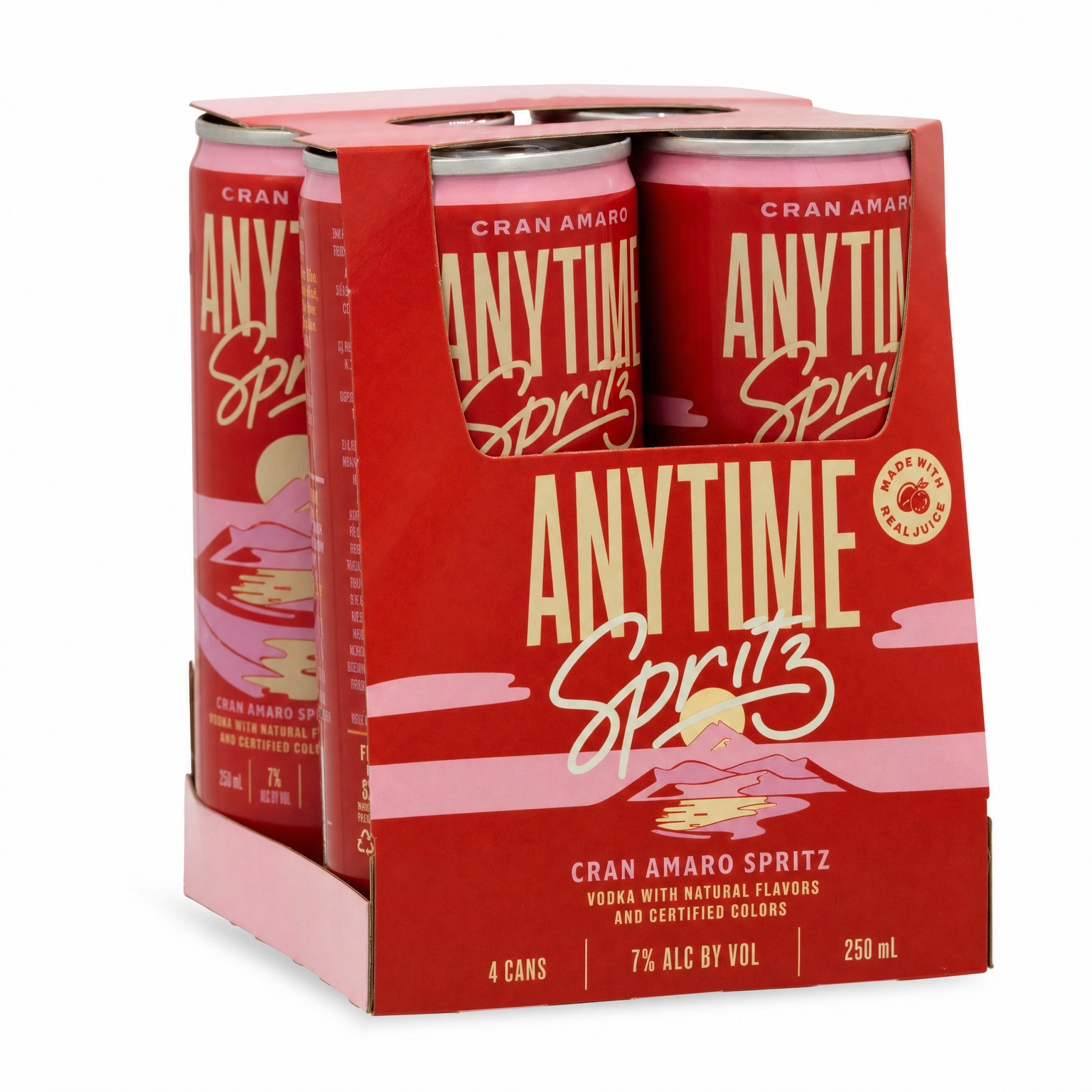 Anytime Spritz Cran Amaro 4pk 250ml Cans