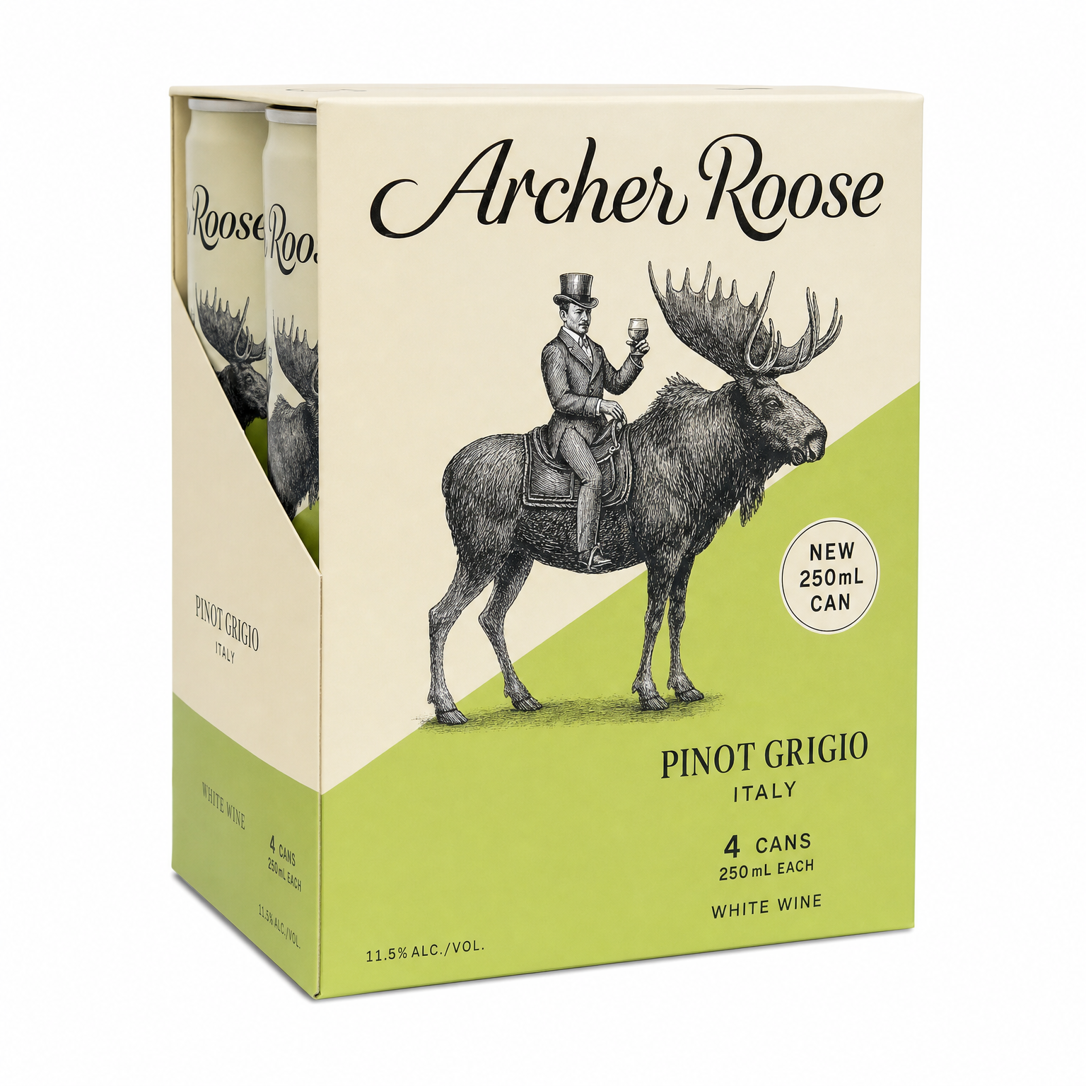 Archer Roose Pinot Grigio 4-Pack 250ml Cans